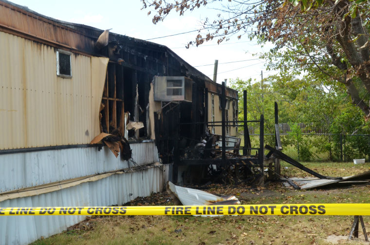Mobile home fire